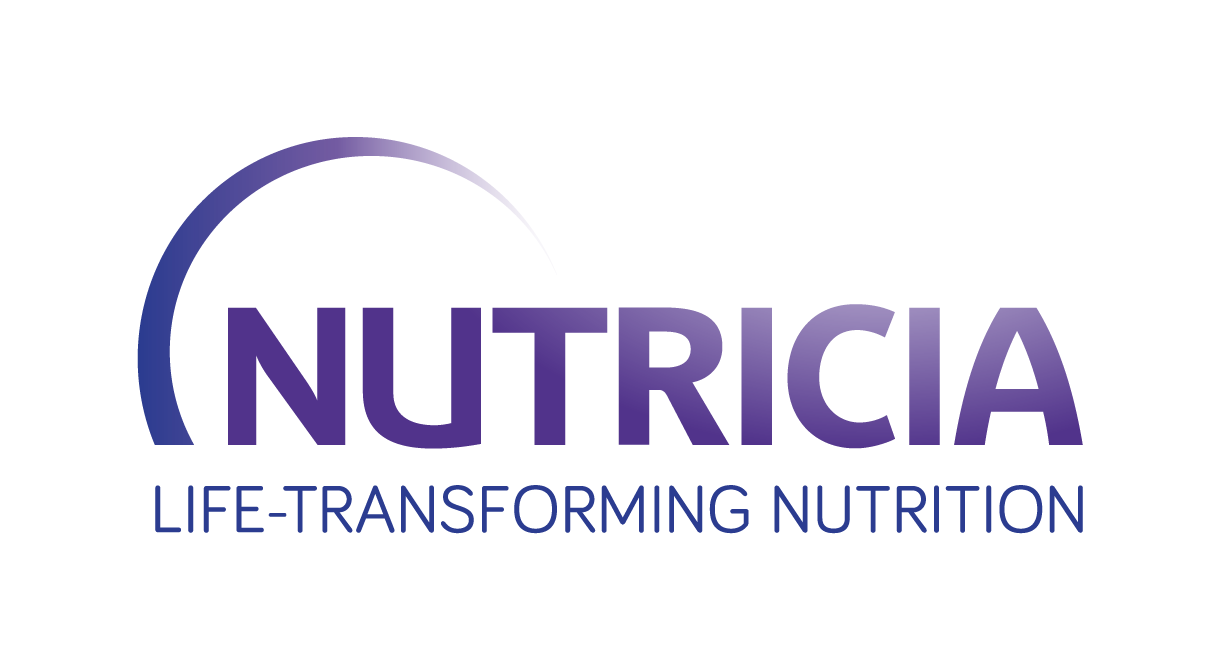  Uradni logotip Nutricia – vodilna blagovna znamka na področju medicinske prehrane.