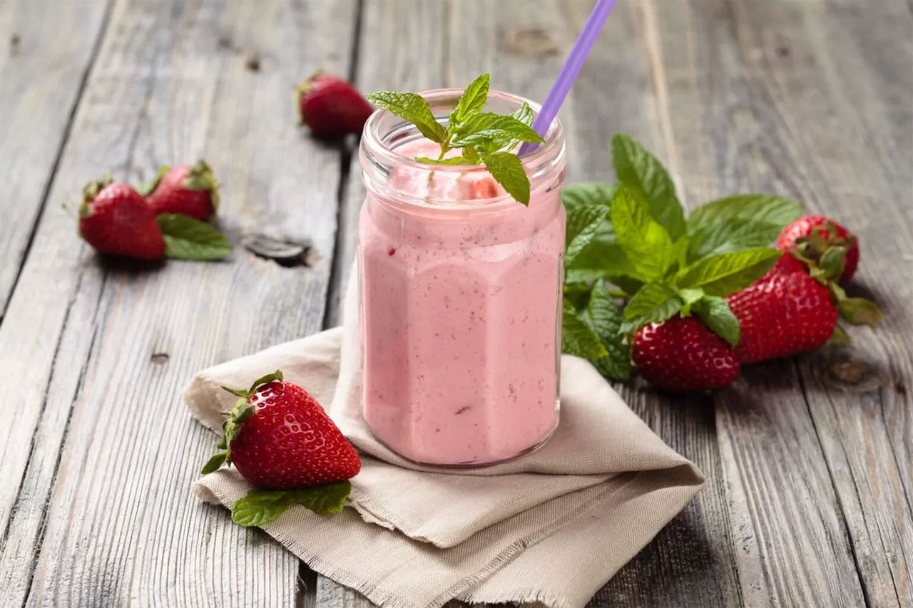 Ρόφημα Φράουλα (Smoothie)