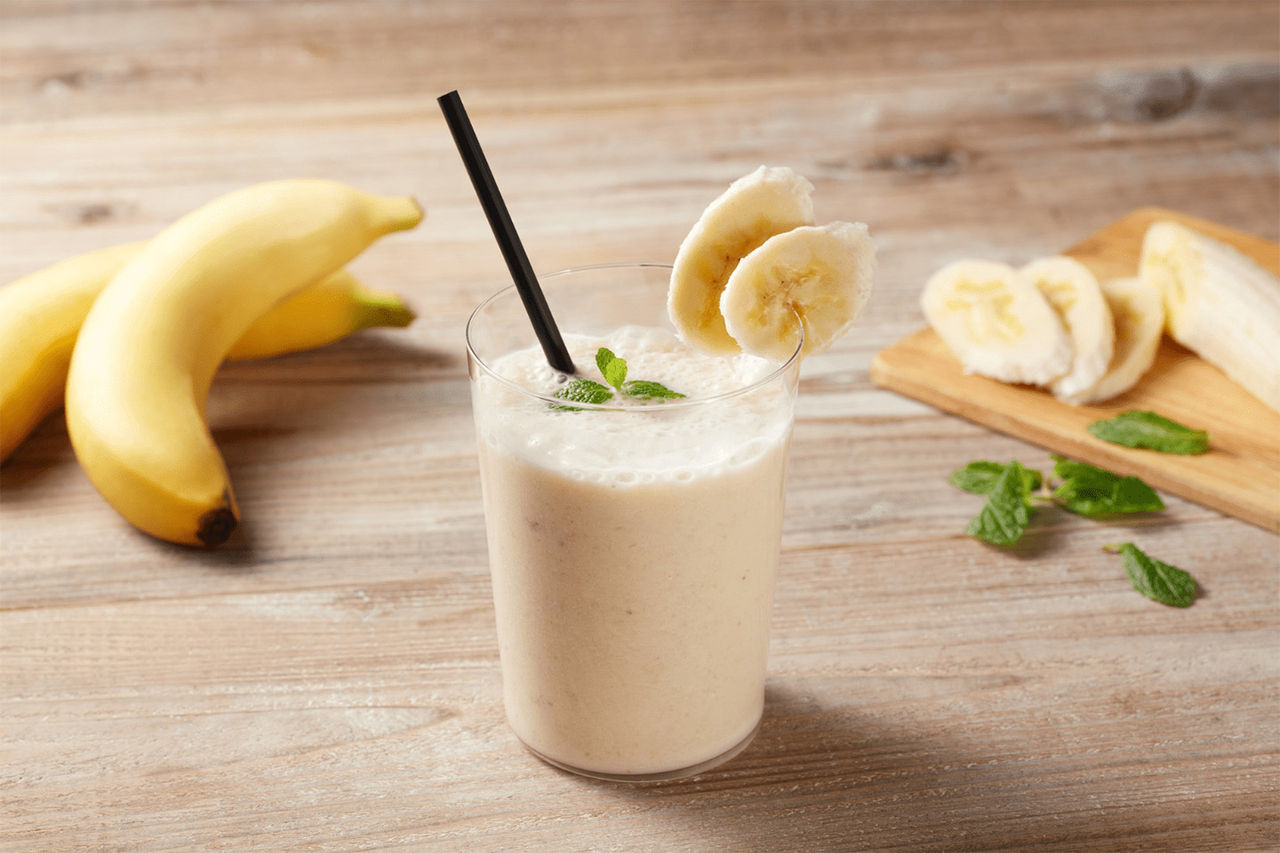 Smoothie μπανάνα-καρύδα